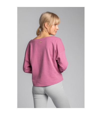 LA037 Ribbed knit cotton sweatshirt - heather