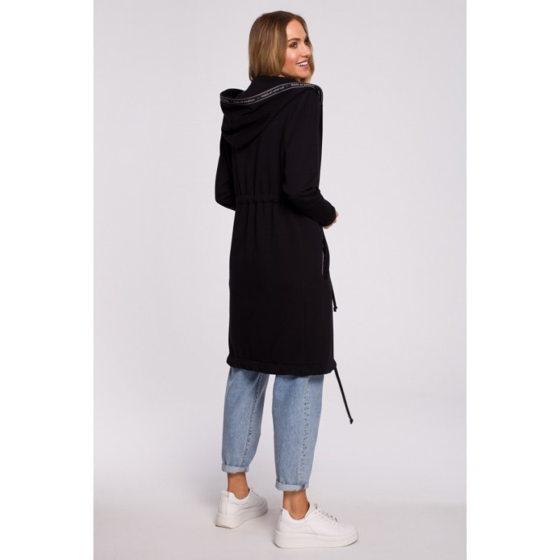 M582 Long Hooded Sweatshirt - black