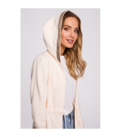 M582 Long Hooded Sweatshirt - Vanilla