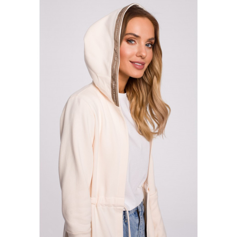 M582 Long Hooded Sweatshirt - Vanilla