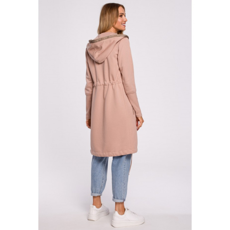 M582 Long Hooded Sweatshirt - mocha