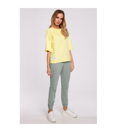 M584 Short Sleeve Sweatshirt - Lemon