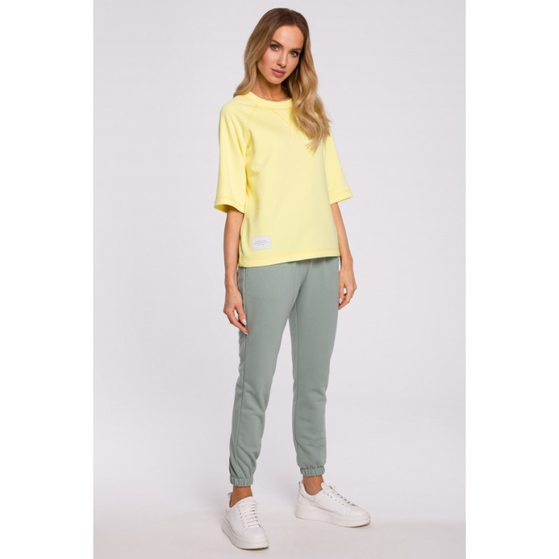 M584 Short Sleeve Sweatshirt - Lemon