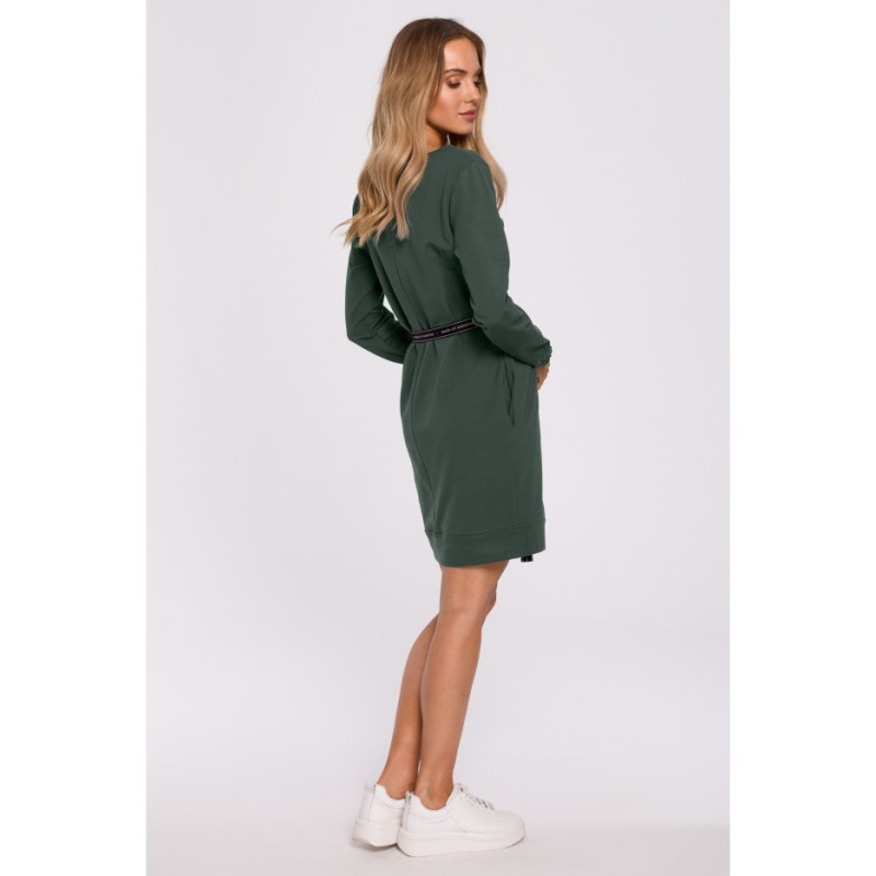 M590 Dress with Adjustable Belt - military green