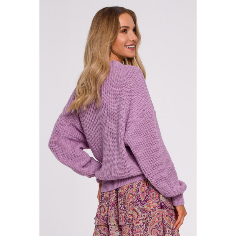 M598 Tiered Cardigan - lilac