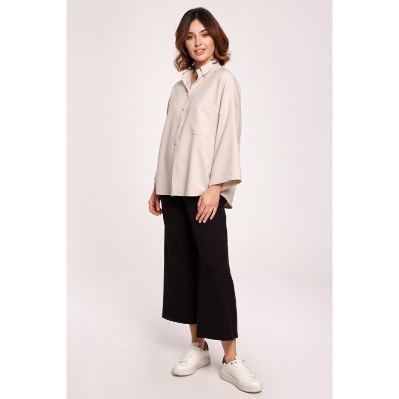 B191 Oversize shirt - beige