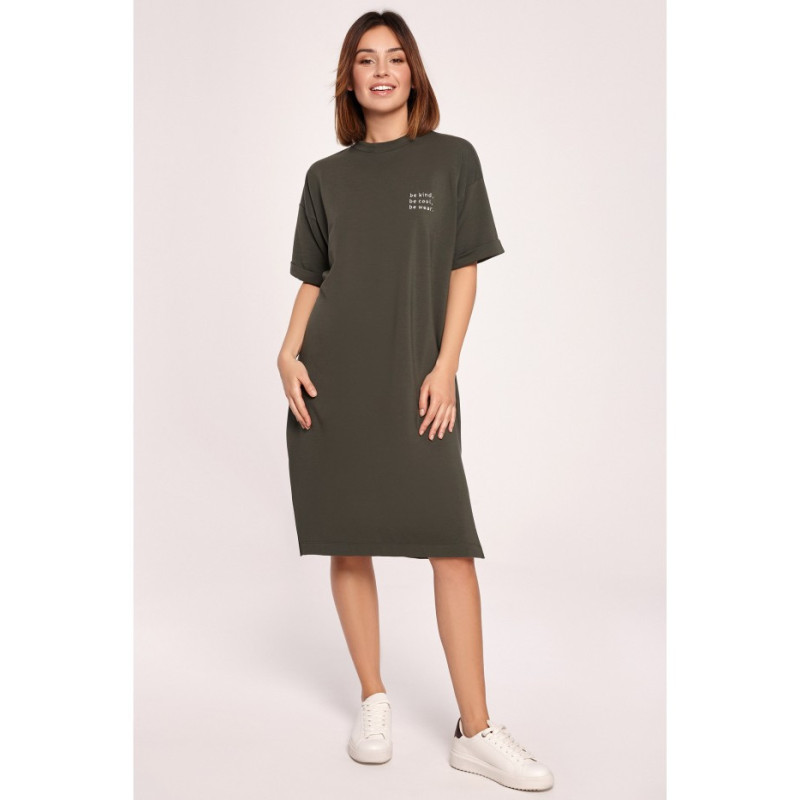 B194 T-shirt dress - military green