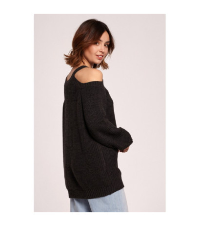 BK069 Sweater with arm cutouts - graphite