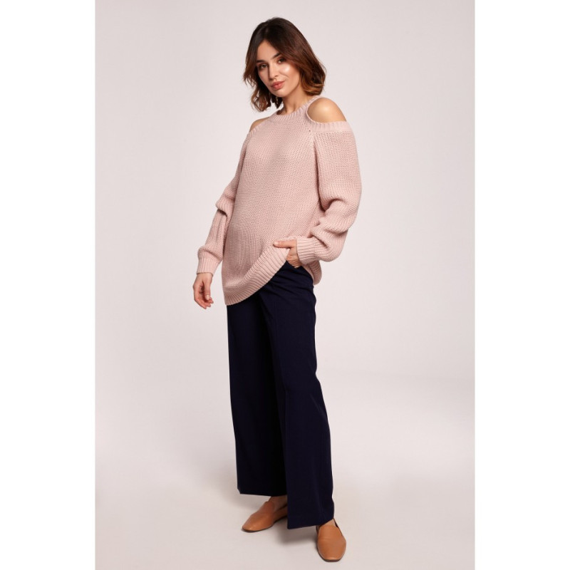 BK069 Sweater with arm cutouts - pink