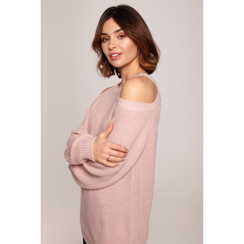 BK069 Sweater with arm cutouts - pink