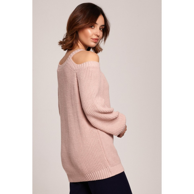 BK069 Sweater with arm cutouts - pink