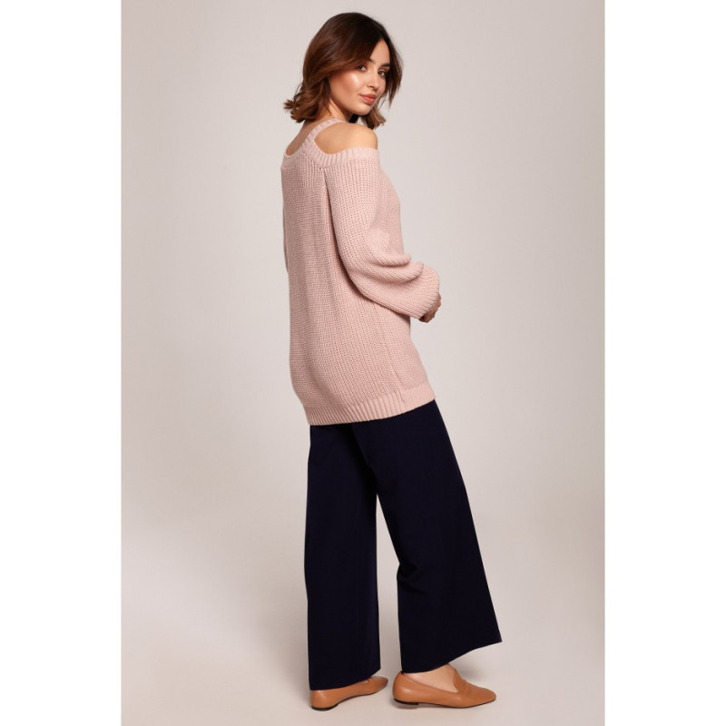 BK069 Sweater with arm cutouts - pink