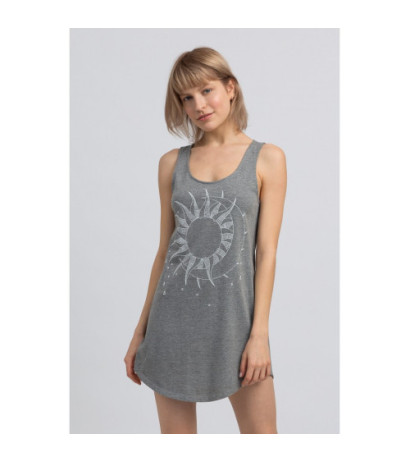 LA050 Cotton nightgown - gray