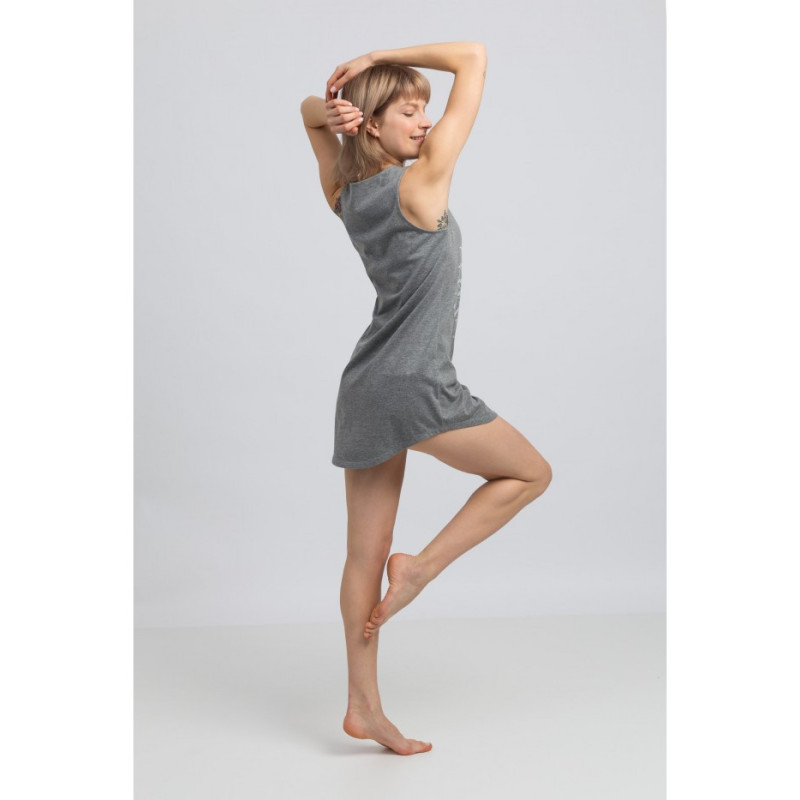 LA050 Cotton nightgown - gray