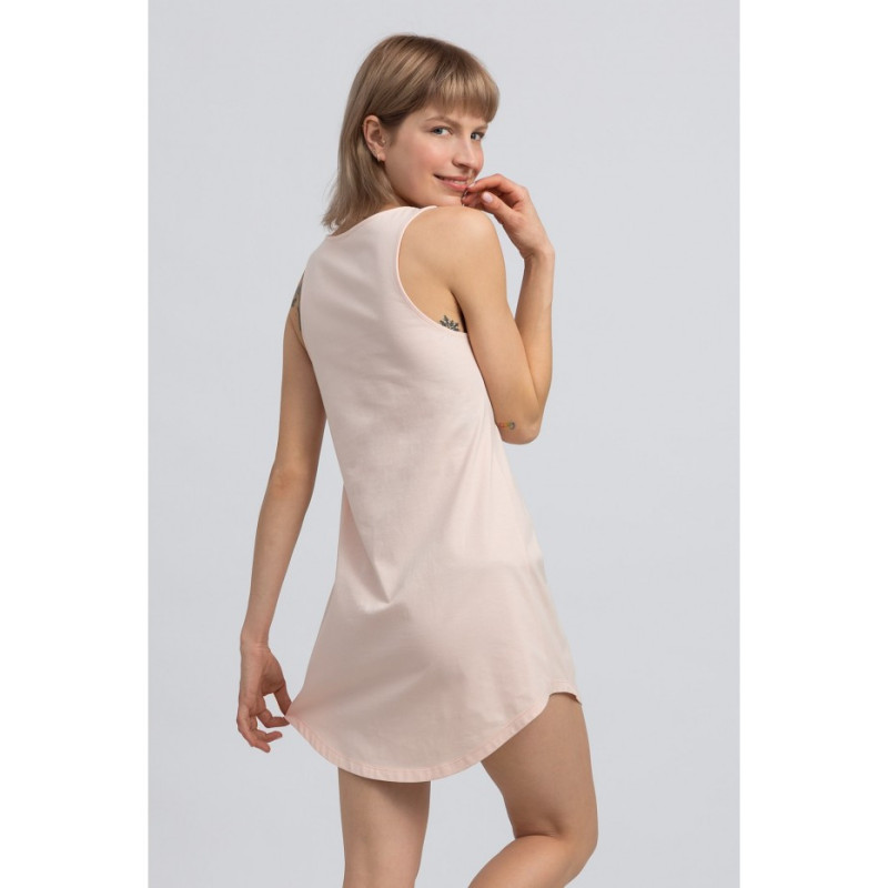 LA050 Cotton nightgown - peach