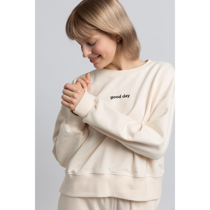 LA056 Night/day sweatshirt - vanilla