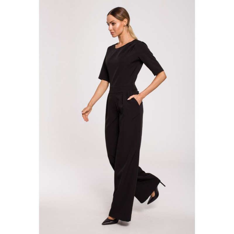 M611 Wide-legged jumpsuit - black