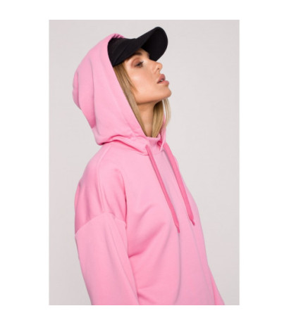 M615 Turtleneck and hooded dress - pink