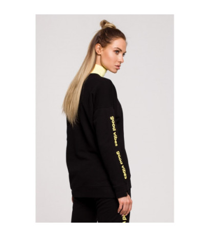 M620 GOOD VIBES logo sweatshirt - black