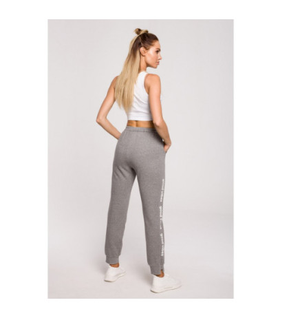 M621 GOOD VIBES logo pants - gray