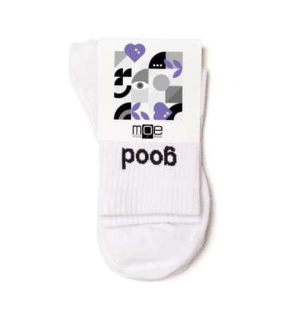 M628 GOOD VIBES socks - white