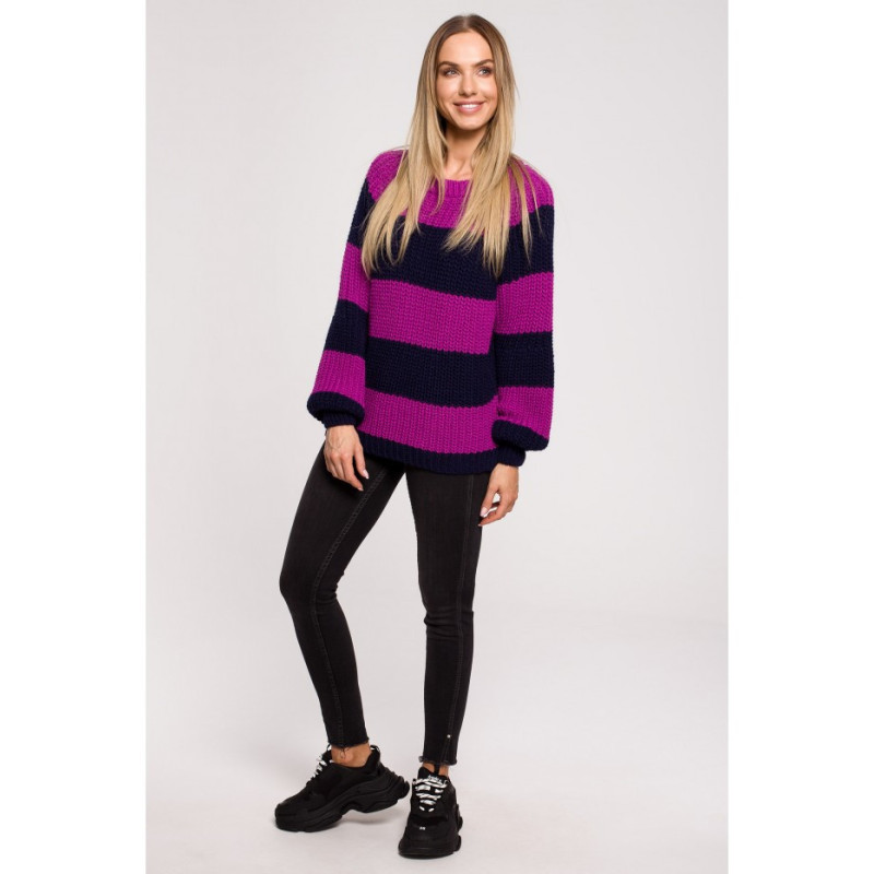 M632 Striped Sweater - model 2