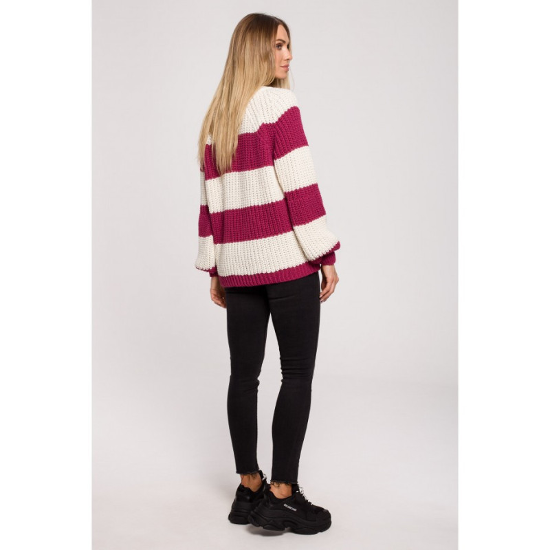 M632 Striped Sweater - model 3