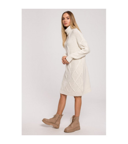 M634 Sweater turtleneck dress - beige