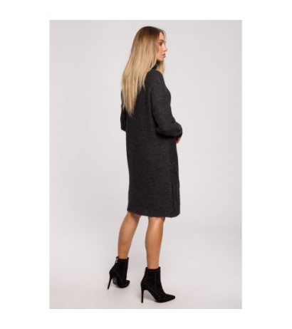 M634 Sweater turtleneck dress - graphite