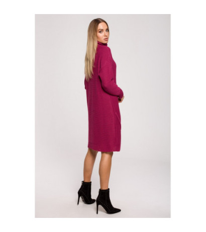 M634 Sweater turtleneck dress - pink