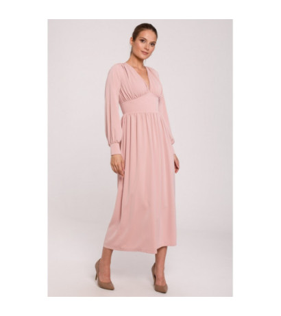 K118 V-neck maxi dress -...