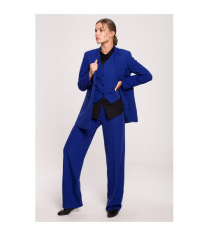 S281 Double-breasted jacket - cornflower blue