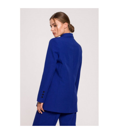 S281 Double-breasted jacket - cornflower blue