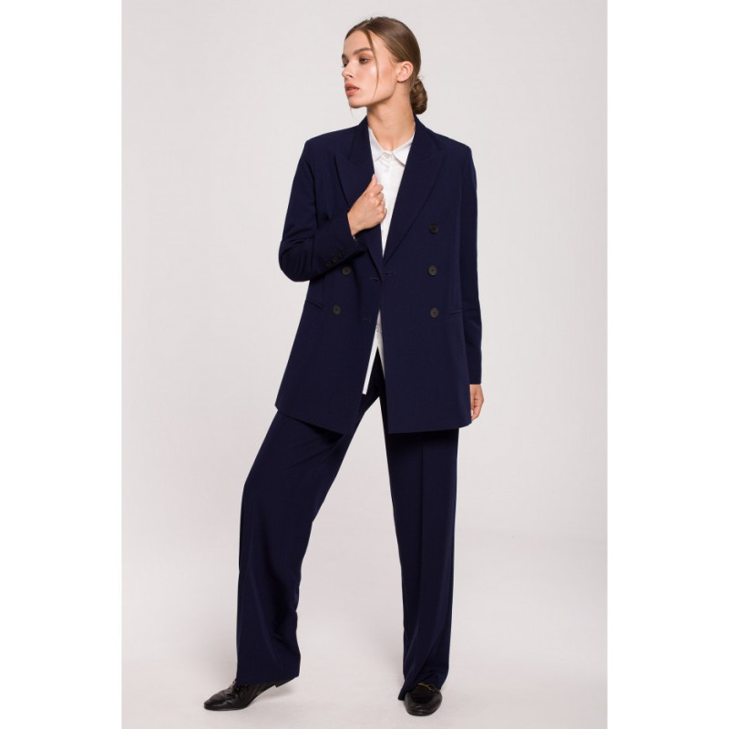 S281 Double-breasted jacket - navy blue