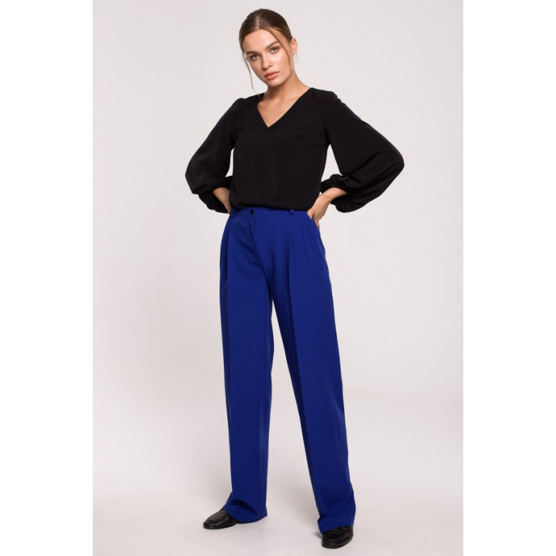 S283 Classic edge pants - cornflower blue