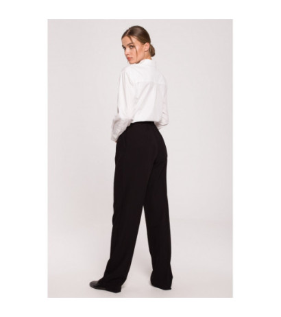 S283 Classic tailored pants - black