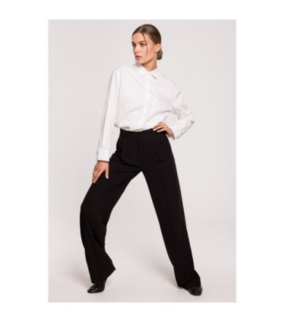 S283 Classic tailored pants - black