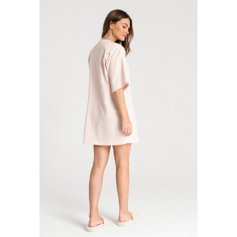 LA068 Cotton nightgown - peach