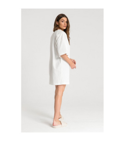 LA068 Cotton nightgown - ecru