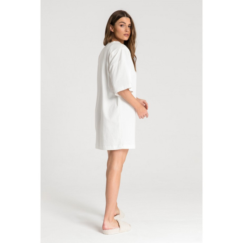 LA068 Cotton nightgown - ecru