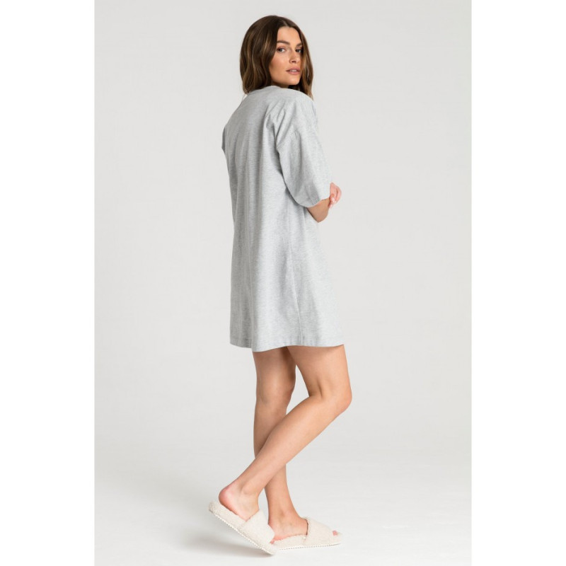 LA068 Cotton nightgown - ashen