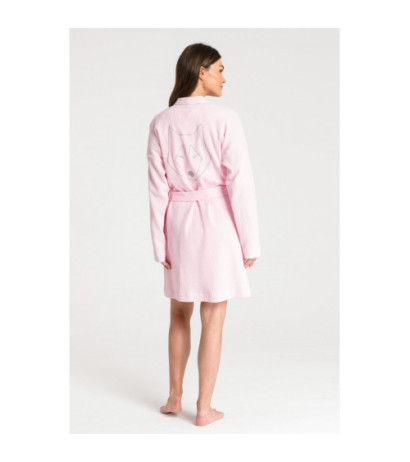 LA078 Wafer knit bathrobe - pink