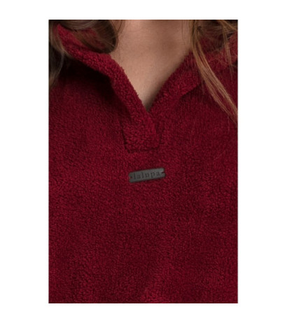 LA081 Plush oversize sweatshirt - maroon