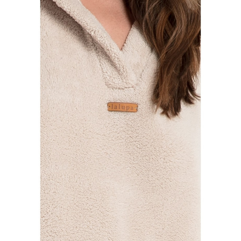 LA081 Plush oversize sweatshirt - cappuccino