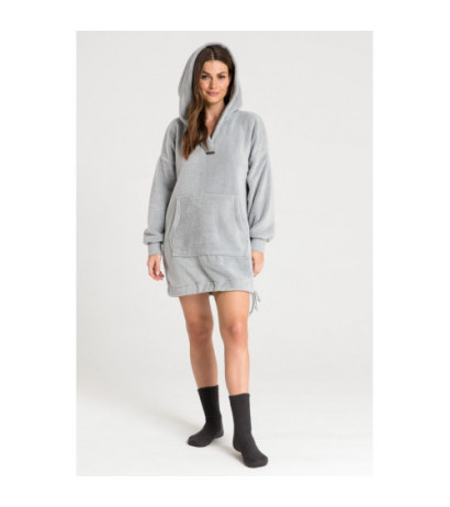 LA081 Plush oversize sweatshirt - ashen