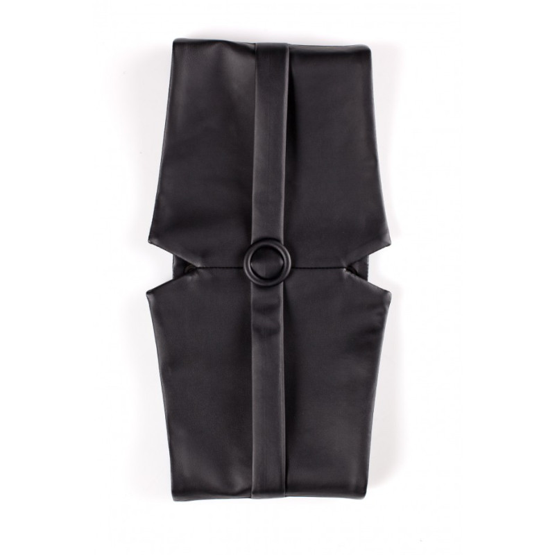 M661 Faux leather corset belt - black