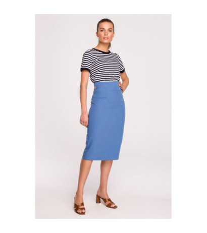 S297 Pencil skirt with high...