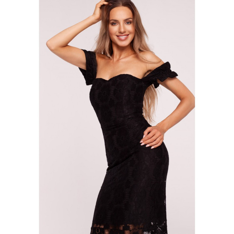 M672 Lace dress - black