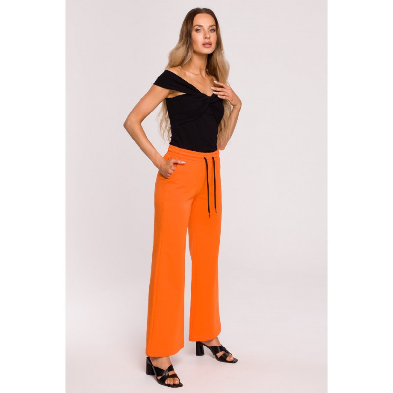 M675 Sweatpants with wide legs - orange