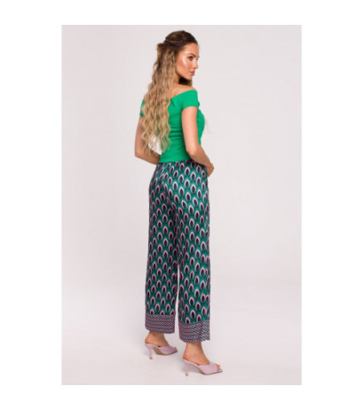 M677 Printed culotte pants - model 1